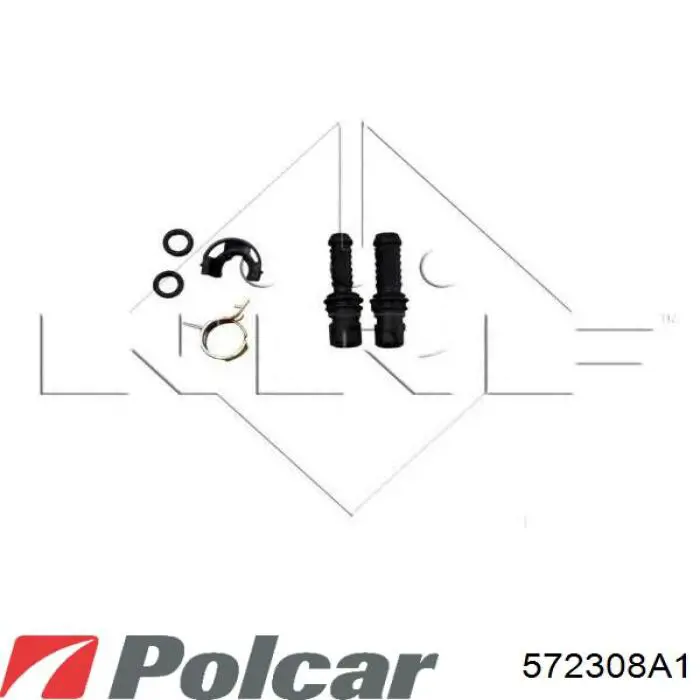 Радиатор 572308A1 Polcar