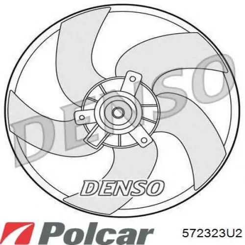 572323U2 Polcar Вентилятор радиатора