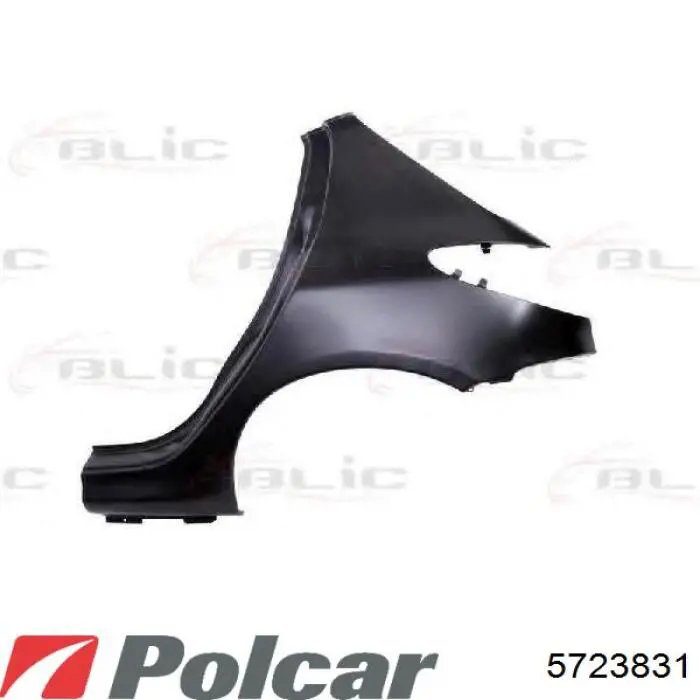 Крыло заднее правое 5723831 Polcar