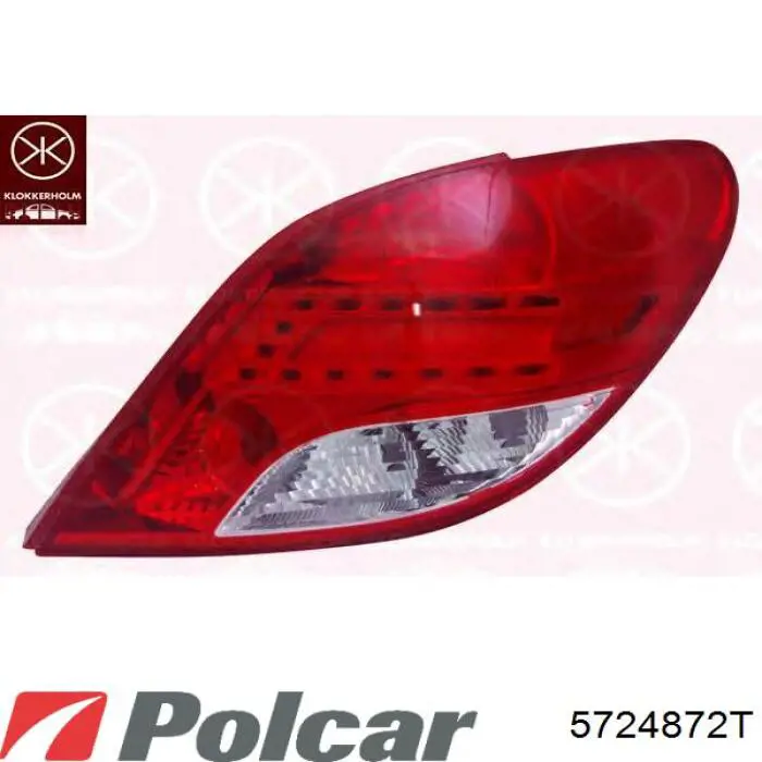 Фонарь задний левый 5724872T Polcar