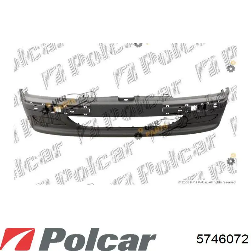 Передний бампер 5746072 Polcar