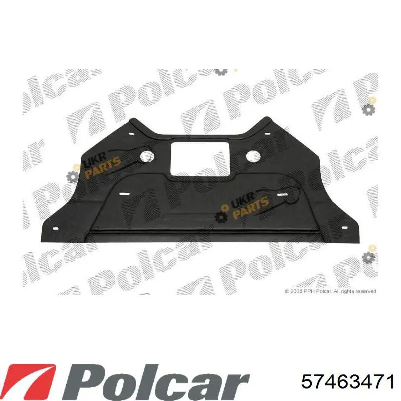 57463471 Polcar Защита картера двигателя
