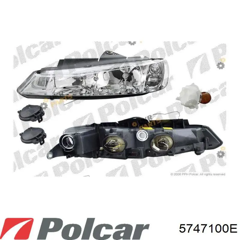 Фара правая 5747100E Polcar