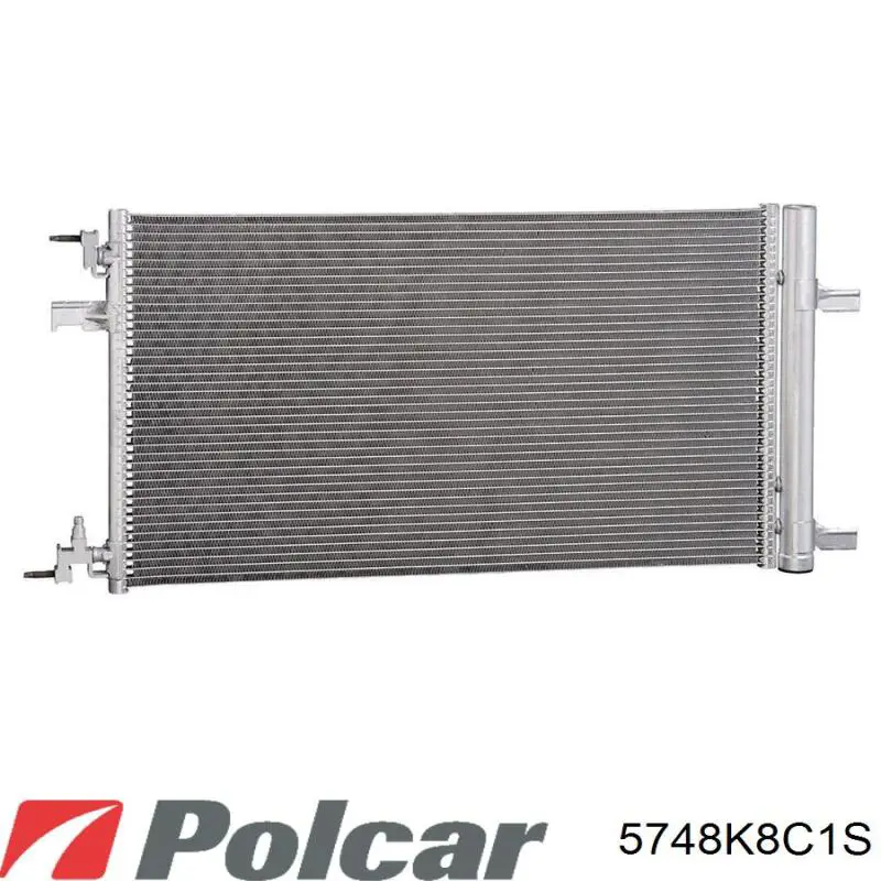 Радиатор кондиционера 5748K8C1S Polcar