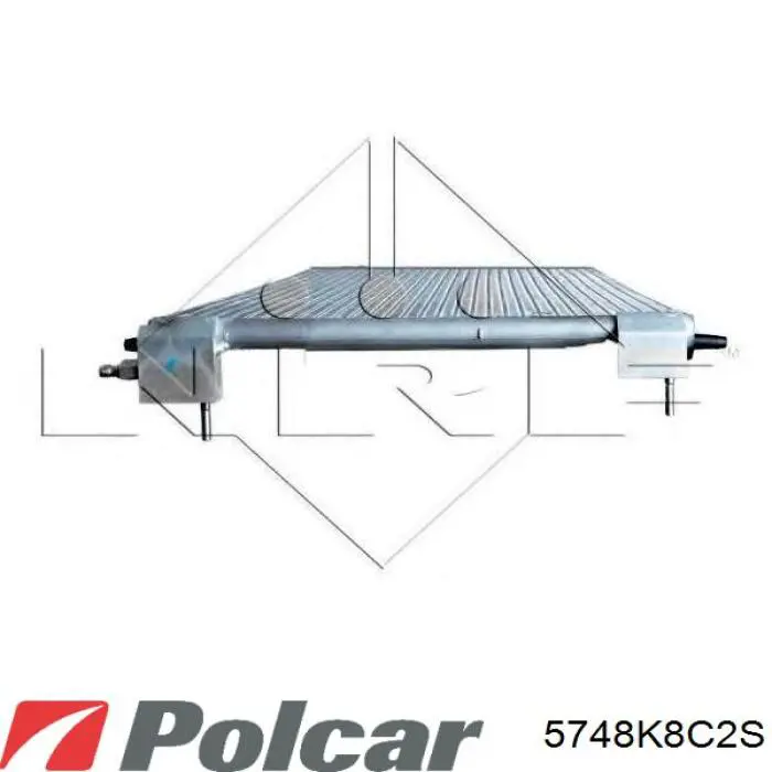 Радиатор кондиционера 8762270A Peugeot/Citroen