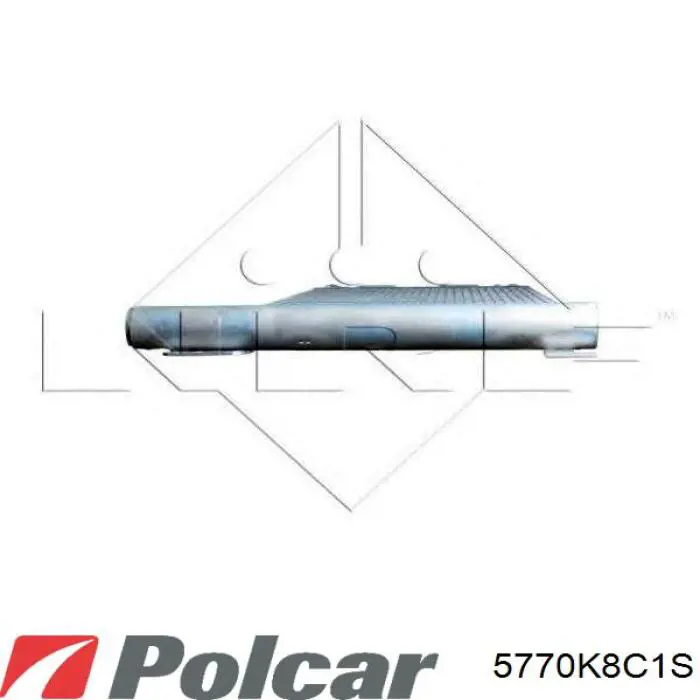 5770K8C1S Polcar радиатор кондиционера