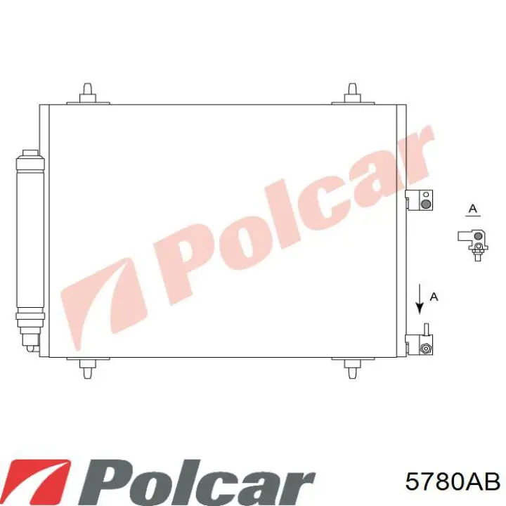 Купить 5780AB Polcar Амортизатор двери багажника