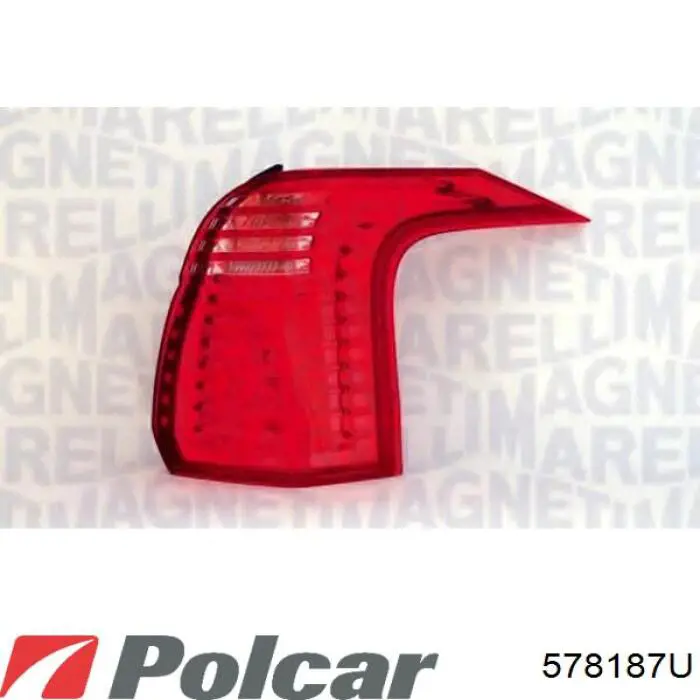Фонарь задний левый 578187U Polcar
