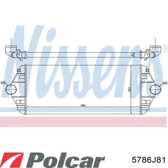 Интеркулер AC640578 Maxgear