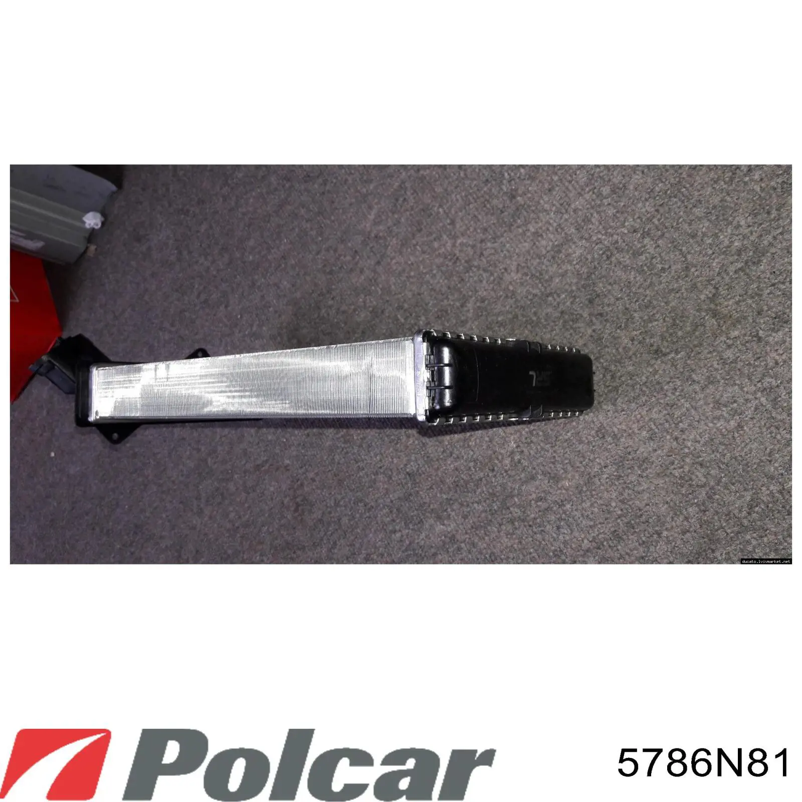 Радиатор печки (отопителя) Polcar 5786N81 цена, от 24.54 USD