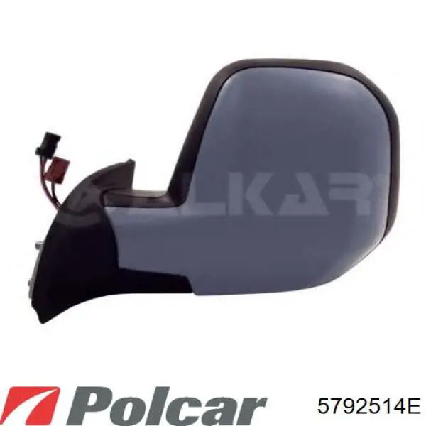 Espejo retrovisor izquierdo 5792514E Polcar