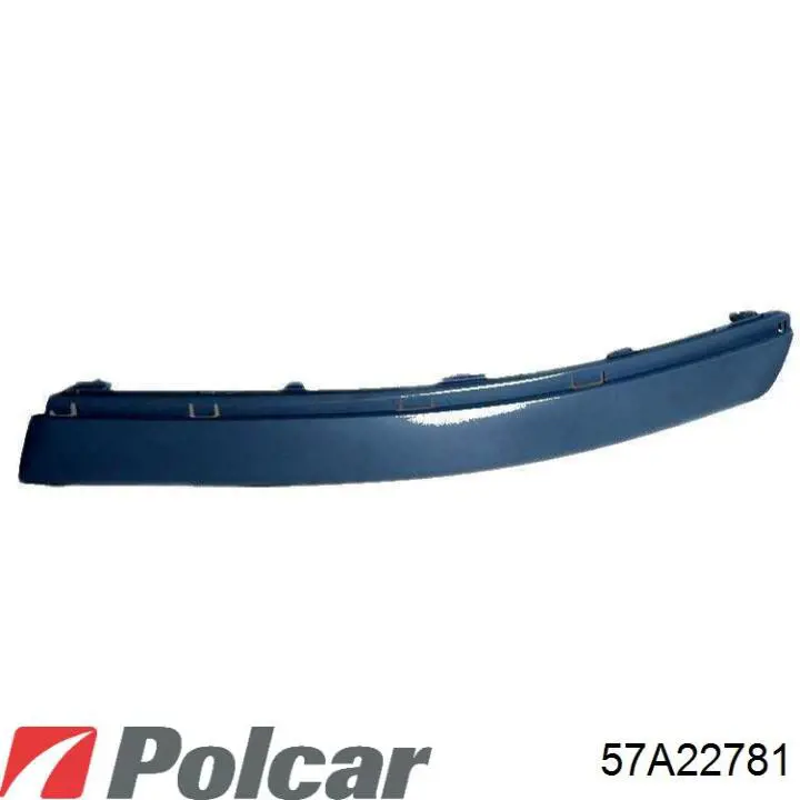 1607987980 Peugeot/Citroen Молдинг бампера переднего правый