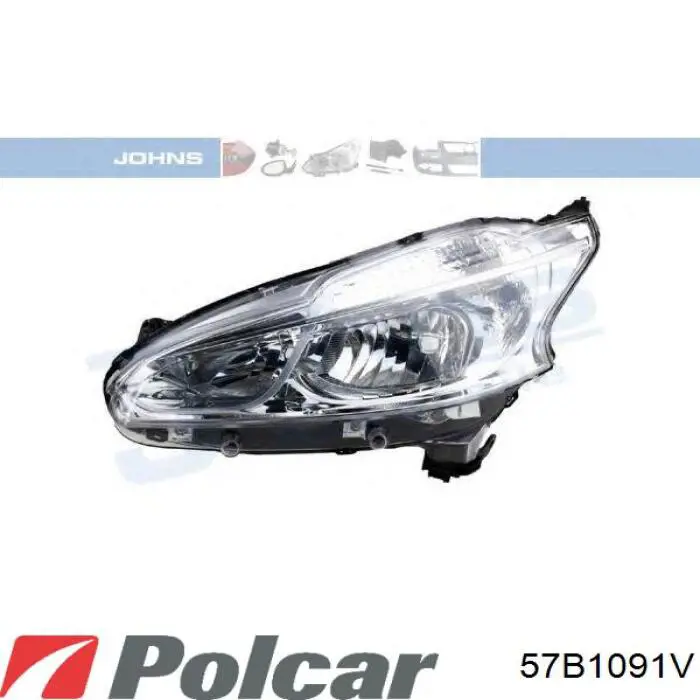 Фара левая Depo/Loro/Abakus FP5426R3E цена, от 327.03 USD