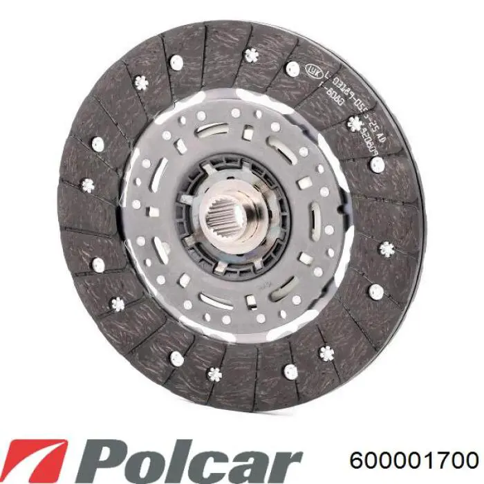Купить 600001700 Polcar Комплект сцепления (диск, корзина, подшипник)