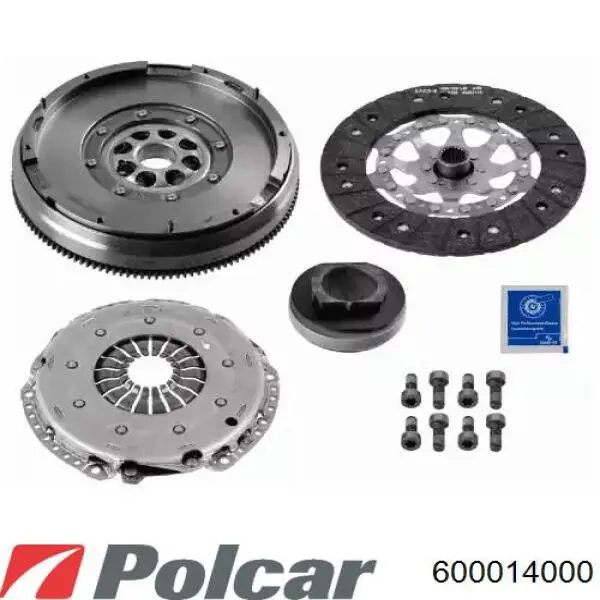 Комплект сцепления (3 части) Polcar 600014000 цена, от 465.01 USD