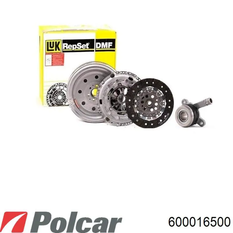 600016500 Polcar kit de embraiagem (3 peças)