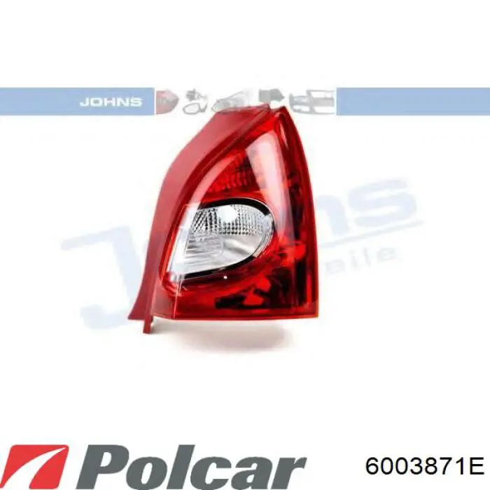 Стекло фонаря заднего левого 005511919LELD Depo/Loro/Abakus