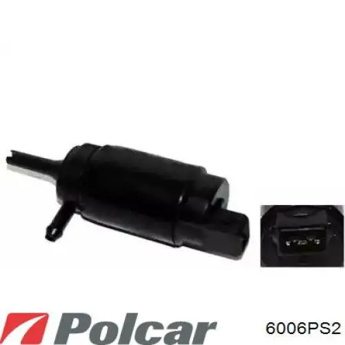 6006PS2 Polcar Мотор омывателя стекла передний/задний