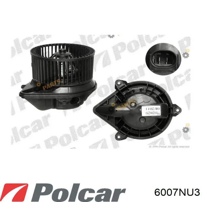 6007NU3 Polcar вентилятор печки
