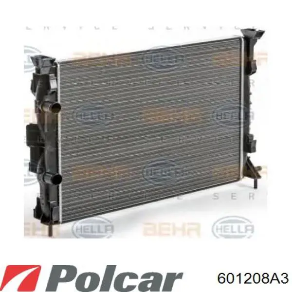 Радиатор 601208A3 Polcar