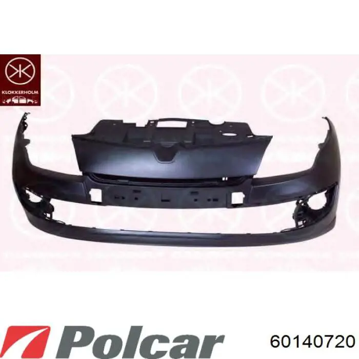 60140720 Polcar Бампер передний в сборе