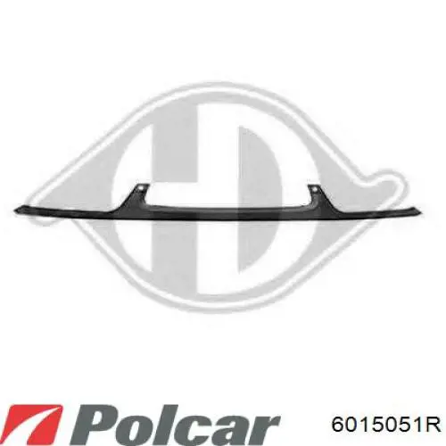 6015051R Polcar Накладка фар нижняя