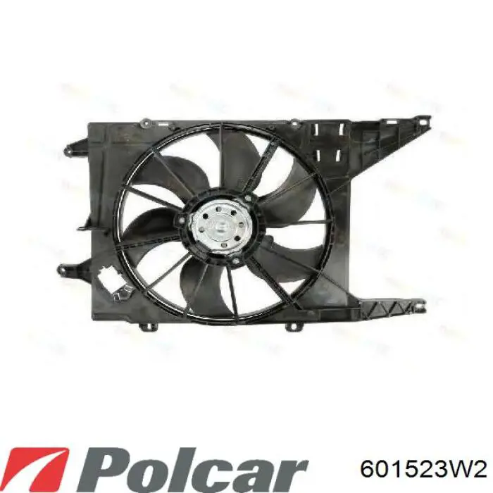 601623W2 Polcar электровентилятор охлаждения в сборе (мотор+крыльчатка)