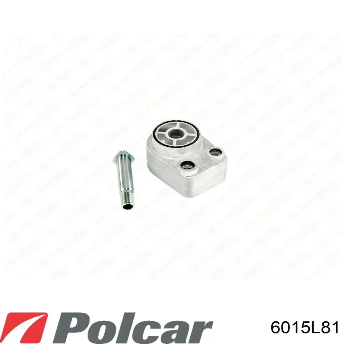 6015L81 Polcar радиатор масляный (холодильник, под фильтром)