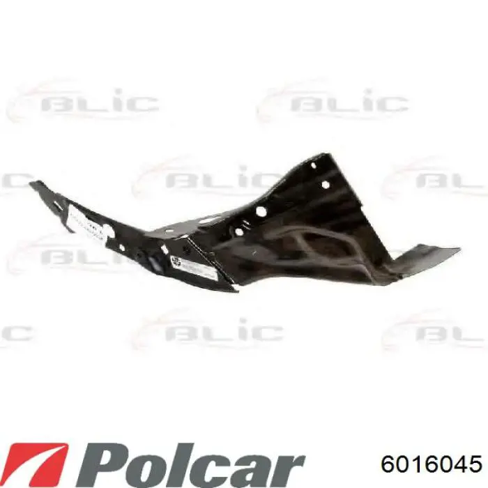 Суппорт радиатора левый (монтажная панель крепления фар) 6016045 Polcar