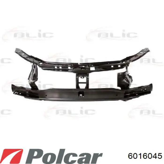 Суппорт радиатора левый (монтажная панель крепления фар) 6016045 Polcar