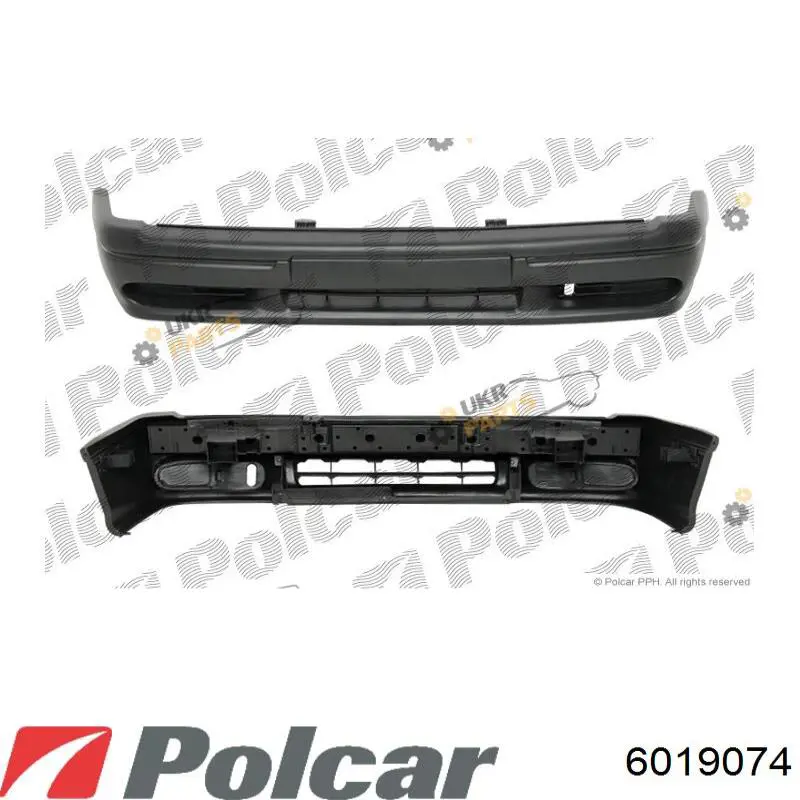 6019074 Polcar передний бампер
