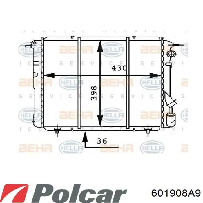 Купить 7700793250 Renault (RVI) Радиатор водяной