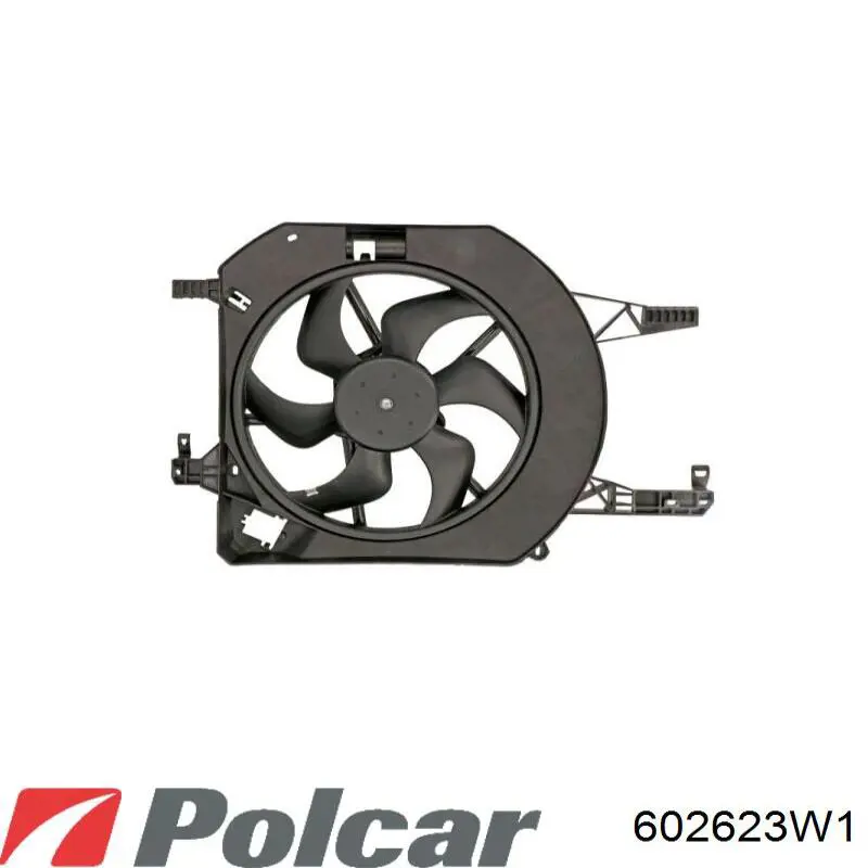 602623W1 Polcar диффузор радиатора охлаждения