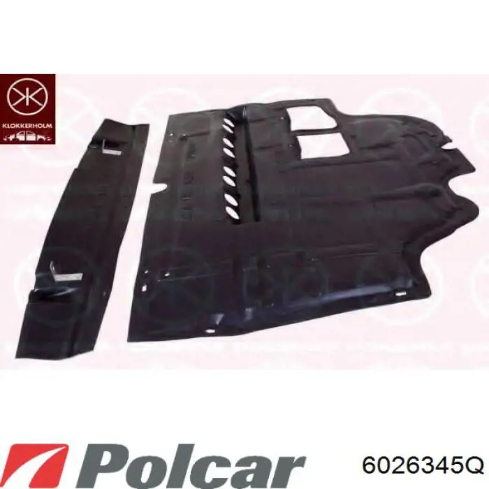 Защита двигателя, поддона (моторного отсека) Polcar 6026345Q