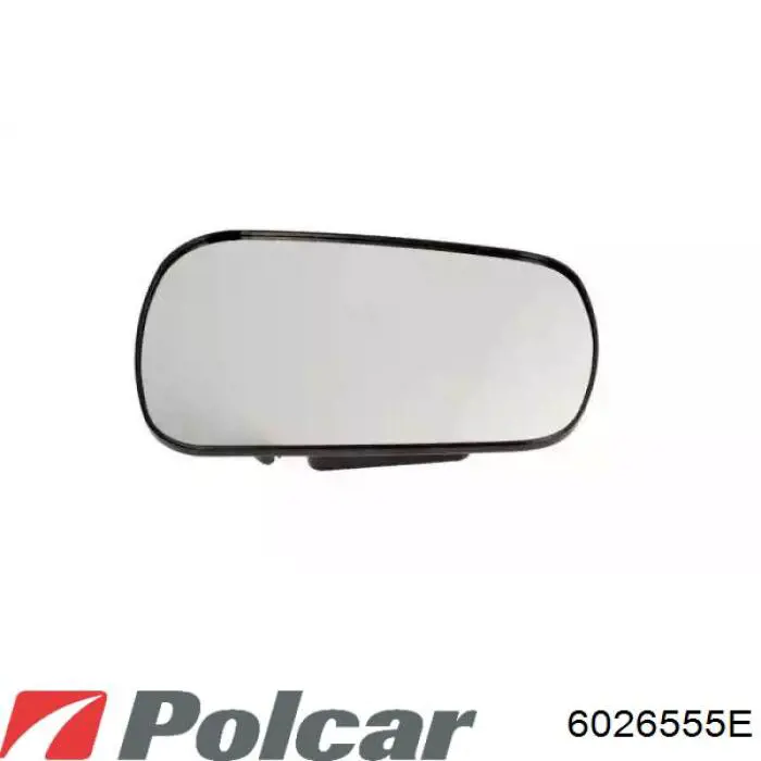 6026555E Polcar зеркальный элемент зеркала заднего вида правого
