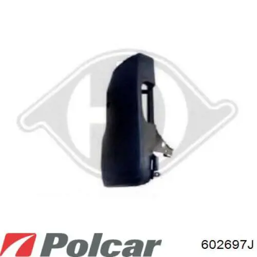 Бампер задний, левая часть 602697J Polcar