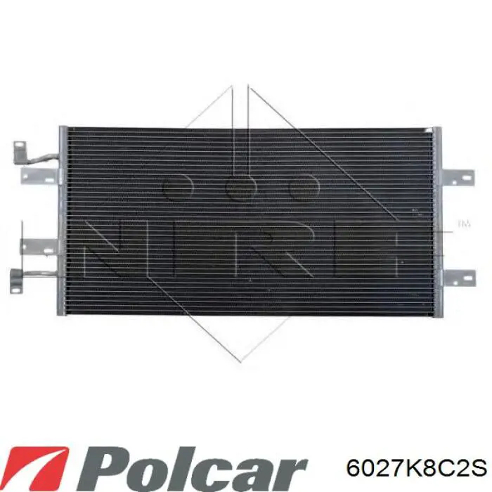 Радиатор кондиционера 6027K8C2S Polcar