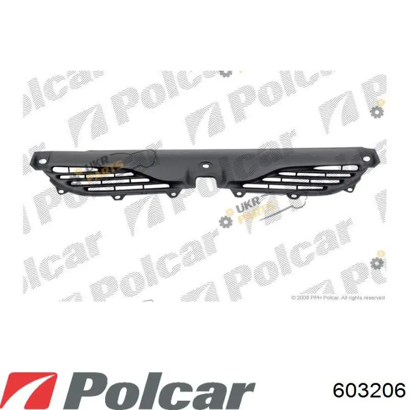 Накладка фар 603206 Polcar