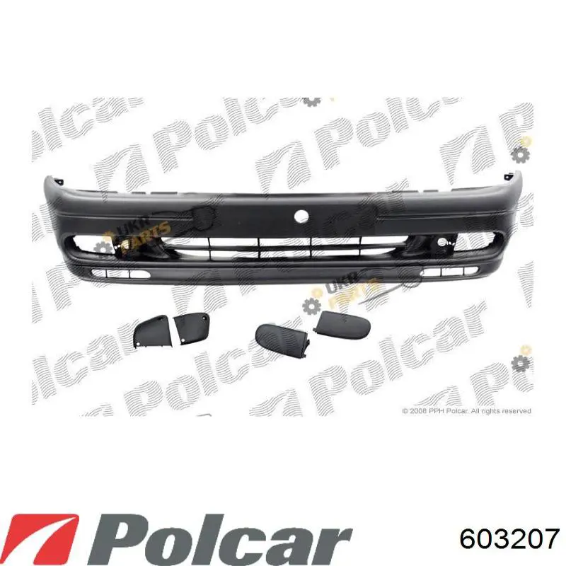 603207 Polcar передний бампер