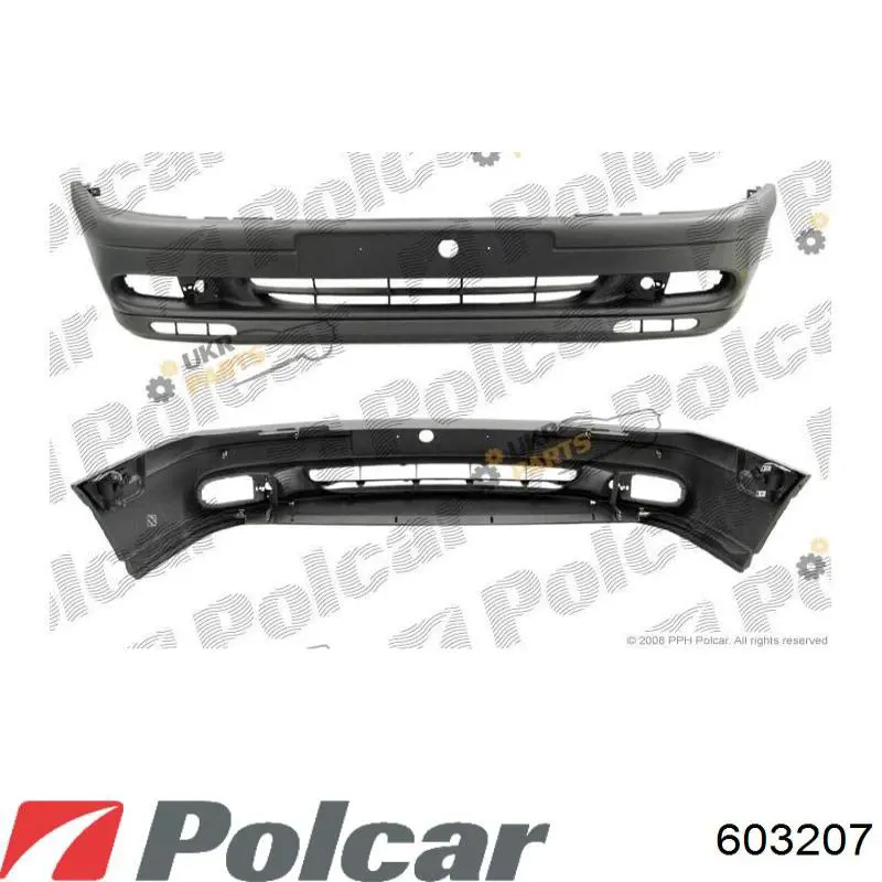 Бампер передний Рено Лагуна I