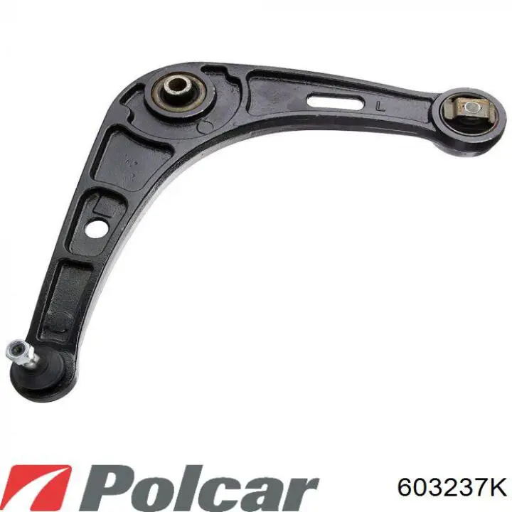 Левый рычаг передней нижней подвески Polcar 603237 цена, от 43.20 USD