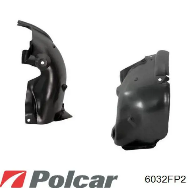 Подкрылок крыла переднего правый задний Polcar 6032FP2 цена, от 11.98 USD