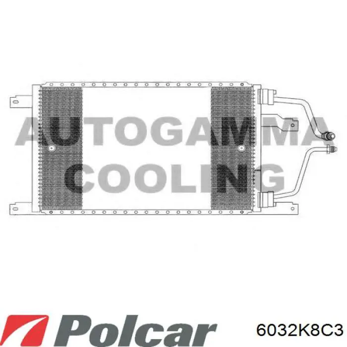 Радиатор кондиционера 300344 ACR