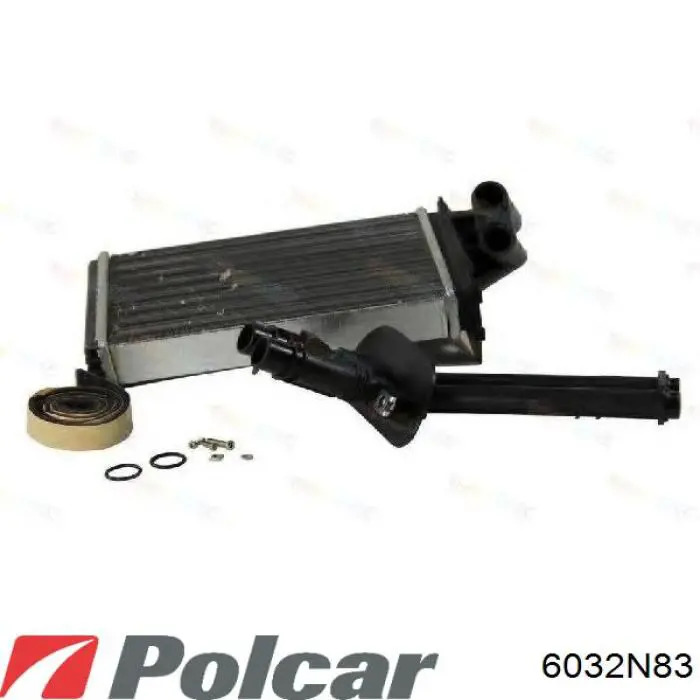 6032N83 Polcar Радиатор отопителя салона