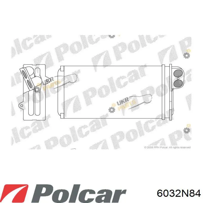 Радиатор печки 6032N84 Polcar