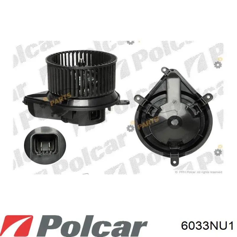 6033NU1 Polcar вентилятор печки