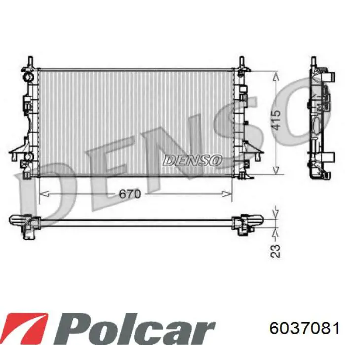 8200008764B Renault (RVI) Радиатор основной