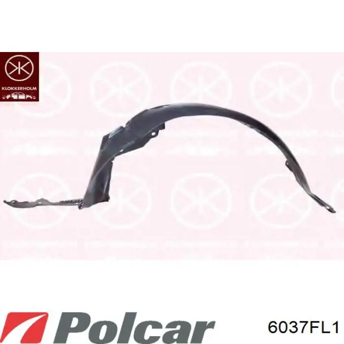 Подкрылок крыла переднего левый Renault Laguna III хэтчбек (BT0, BT1) (2007 - 2015) цена, от 19.69 USD