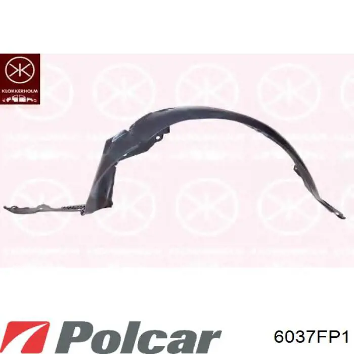 Купить 6037FP1 Polcar Подкрылок передний правый