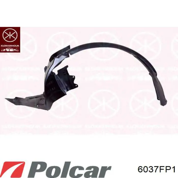 Подкрылок передний правый 6037FP1 Polcar